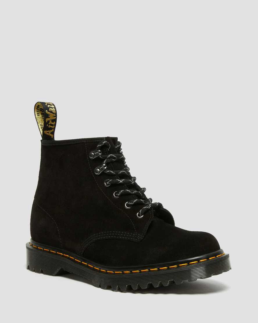 Dr Martens 101 Made in England Ben Suede Naisten Nilkkurit Mustat Suomi | 9847UOTMW