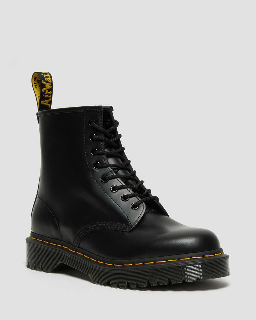 Dr Martens 1460 Bex Smooth Leather Platform Naisten Nilkkurit Mustat Suomi | 4879NEKSJ