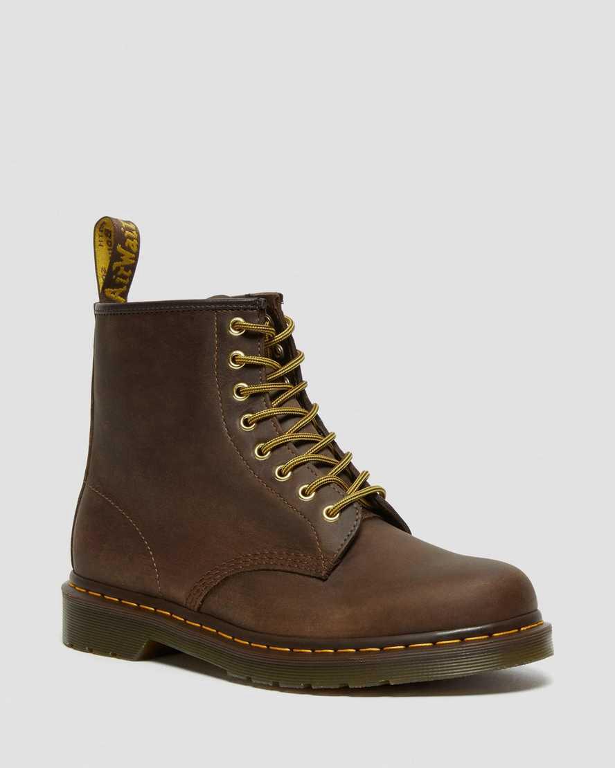Dr Martens 1460 Crazy Horse Leather Naisten Nauhasaappaat Ruskea Suomi | 2501JITHF