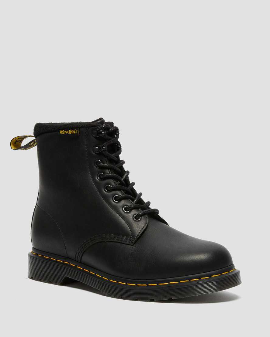Dr Martens 1460 Pascal Warmwair Leather Lace Up Naisten Nilkkurit Mustat Suomi | 6938LQCJV