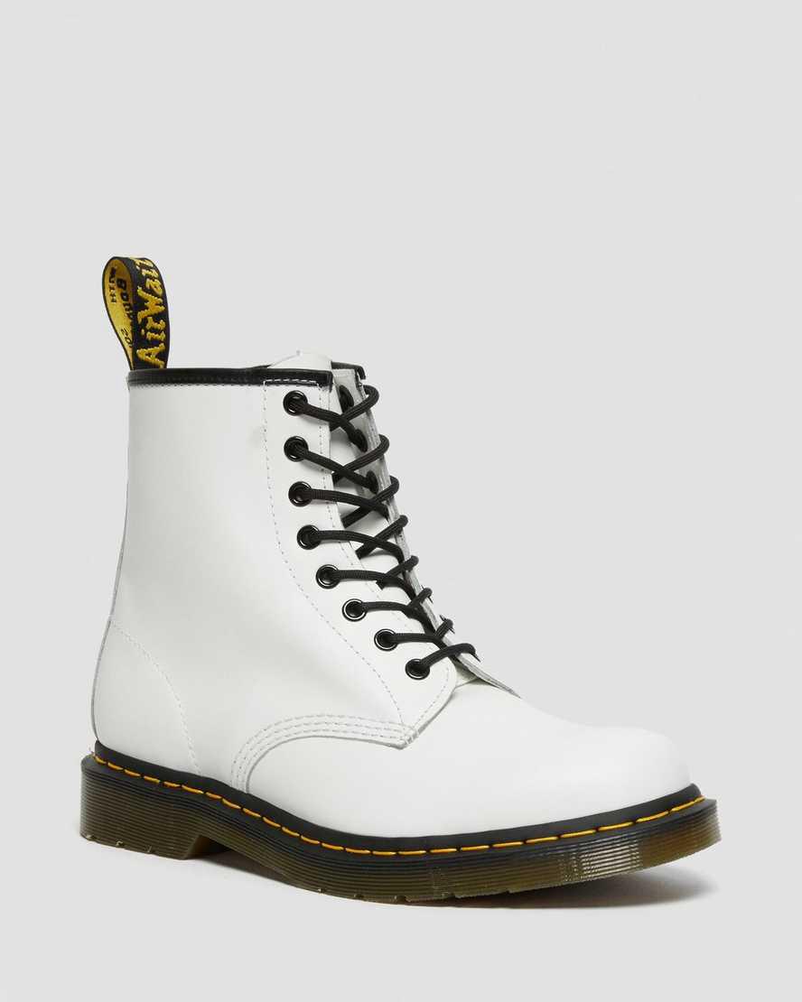 Dr Martens 1460 Smooth Leather Miesten Nauhasaappaat Valkoinen Suomi | 7086LVIAS