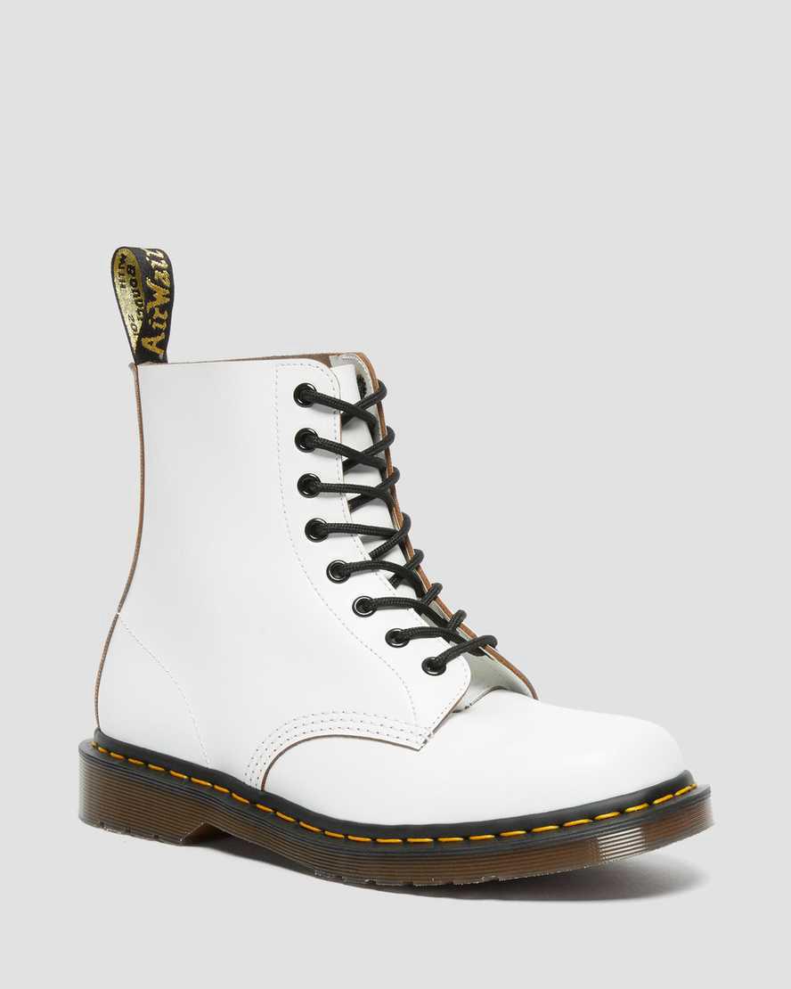 Dr Martens 1460 Vintage Made in England Lace Up Naisten Nilkkurit Valkoinen Suomi | 3157PRSAW