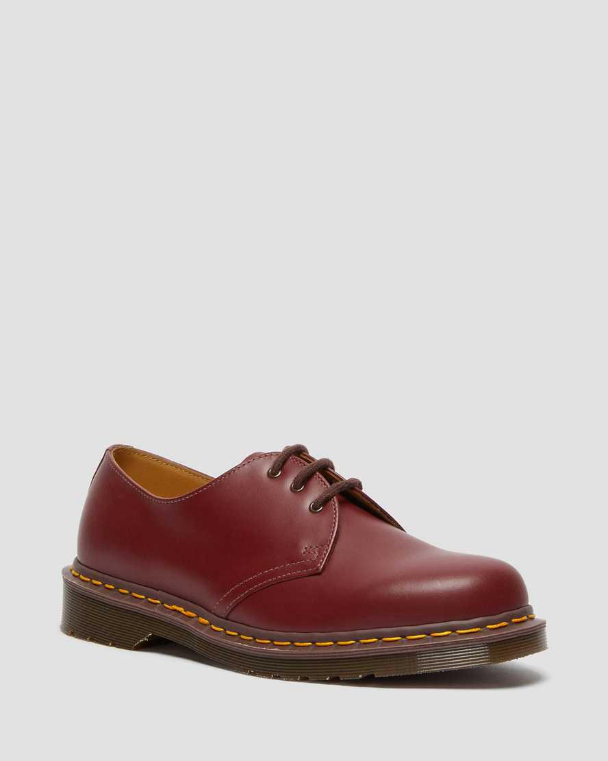 Dr Martens 1461 Vintage Made in England Naisten Oxford Kengät Punainen Suomi | 7064RALWD
