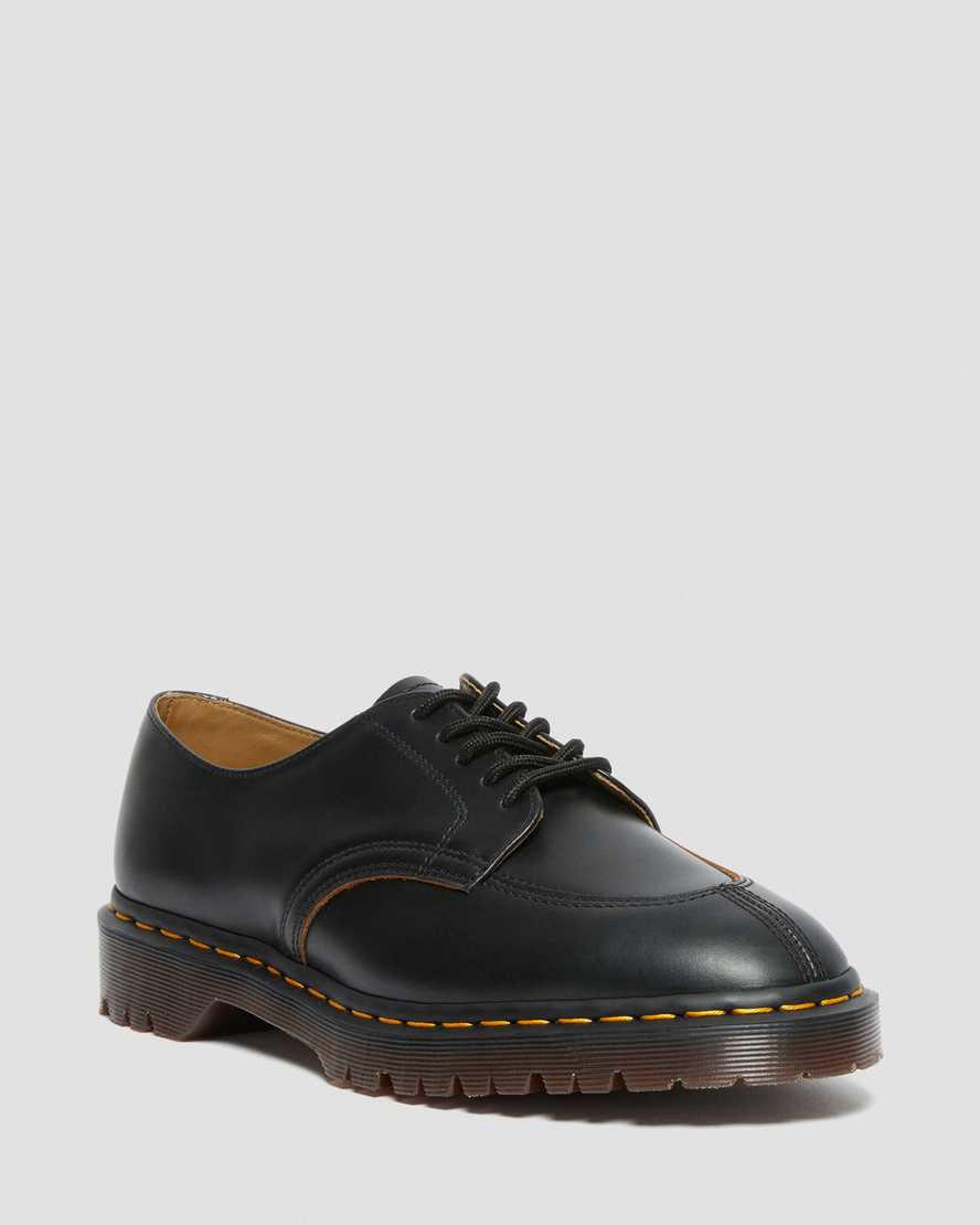 Dr Martens 2046 Vintage Smooth Leather Oxford Naisten Platform Kengät Mustat Suomi | 4695AYOZF