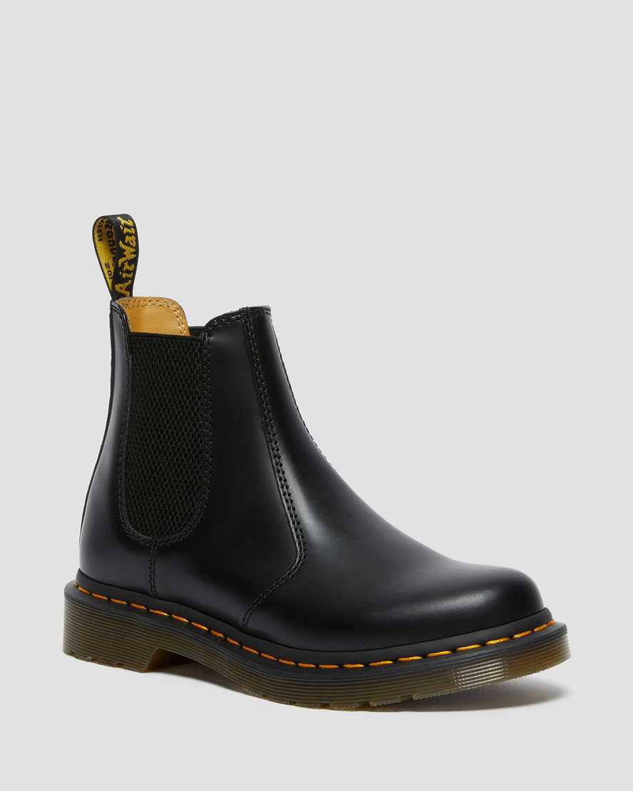 Dr Martens 2976 Smooth Leather Naisten Chelsea Saappaat Mustat Suomi | 9804PCMHG