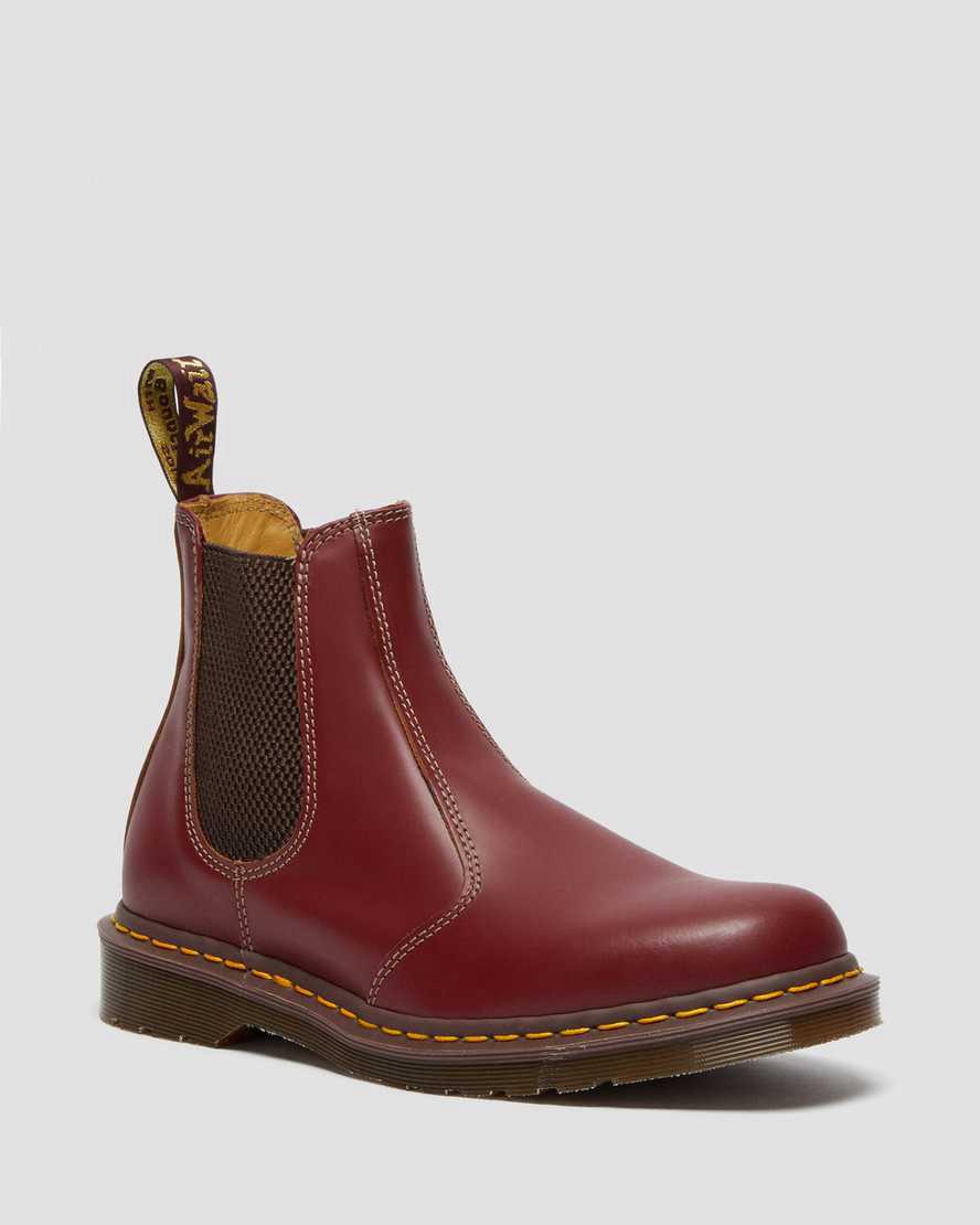 Dr Martens 2976 Vintage Made In England Chelsea Naisten Nilkkurit Punainen Suomi | 9534KDUAJ