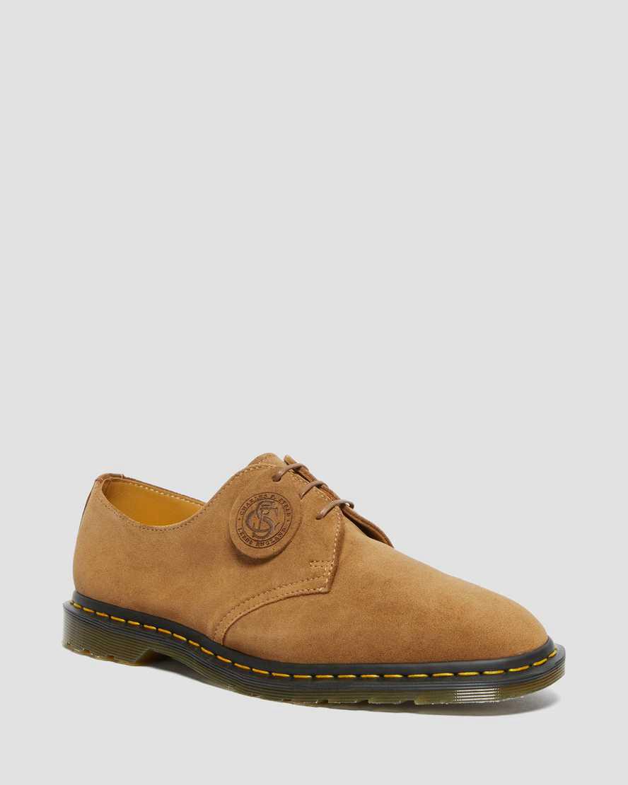 Dr Martens Archie II Made in England Suede Naisten Oxford Kengät Tummanruskea Suomi | 7480JBYXL
