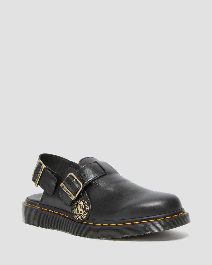 Dr Martens Jorge Made in England Leather Slingbacks Miesten Sandaalit Mustat Suomi | 8463DJOIT