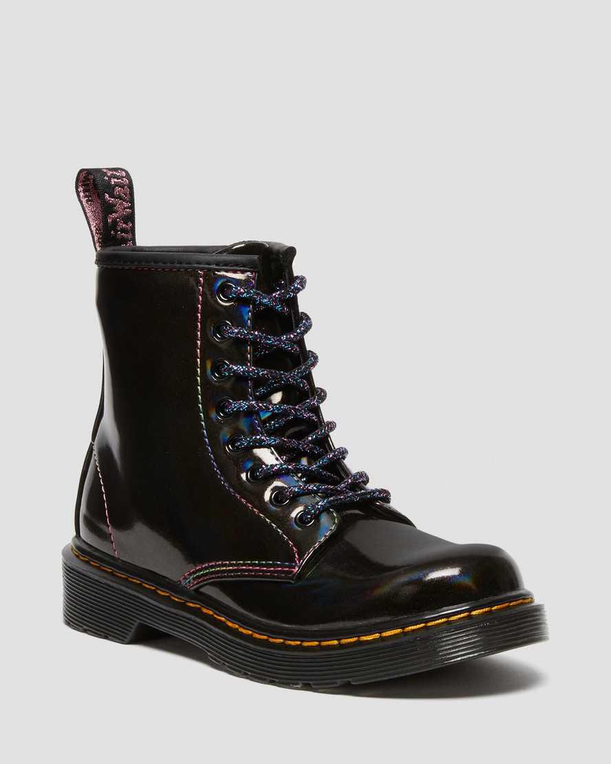 Dr Martens Junior 1460 Sparkle Rays Lasten Nauhasaappaat Mustat Suomi | 5870EWZUJ