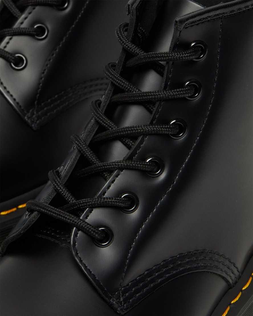 Dr Martens 101 Bex Smooth Leather Ankle Miesten Platform Saappaat Mustat  Suomi |  6498SXPRJ