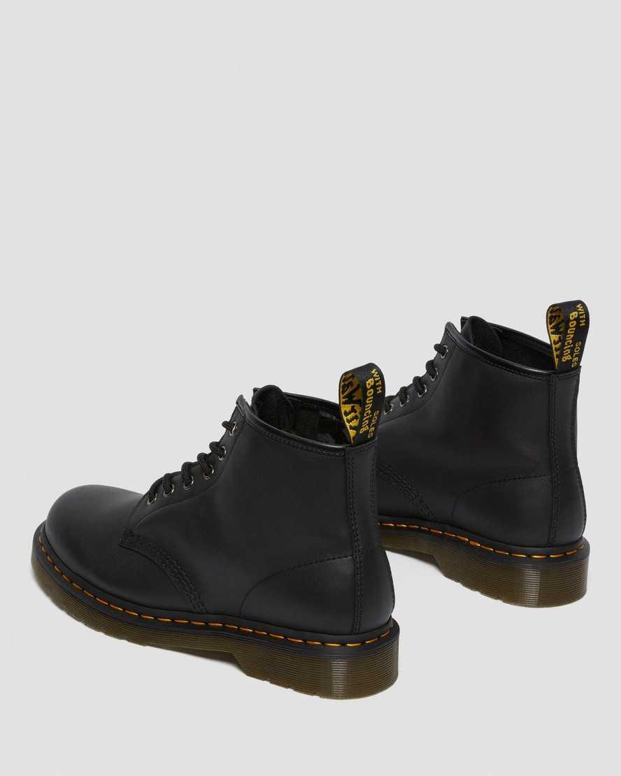 Dr Martens 101 Leather Miesten Nilkkurit Mustat  Suomi |  3172QUBYE