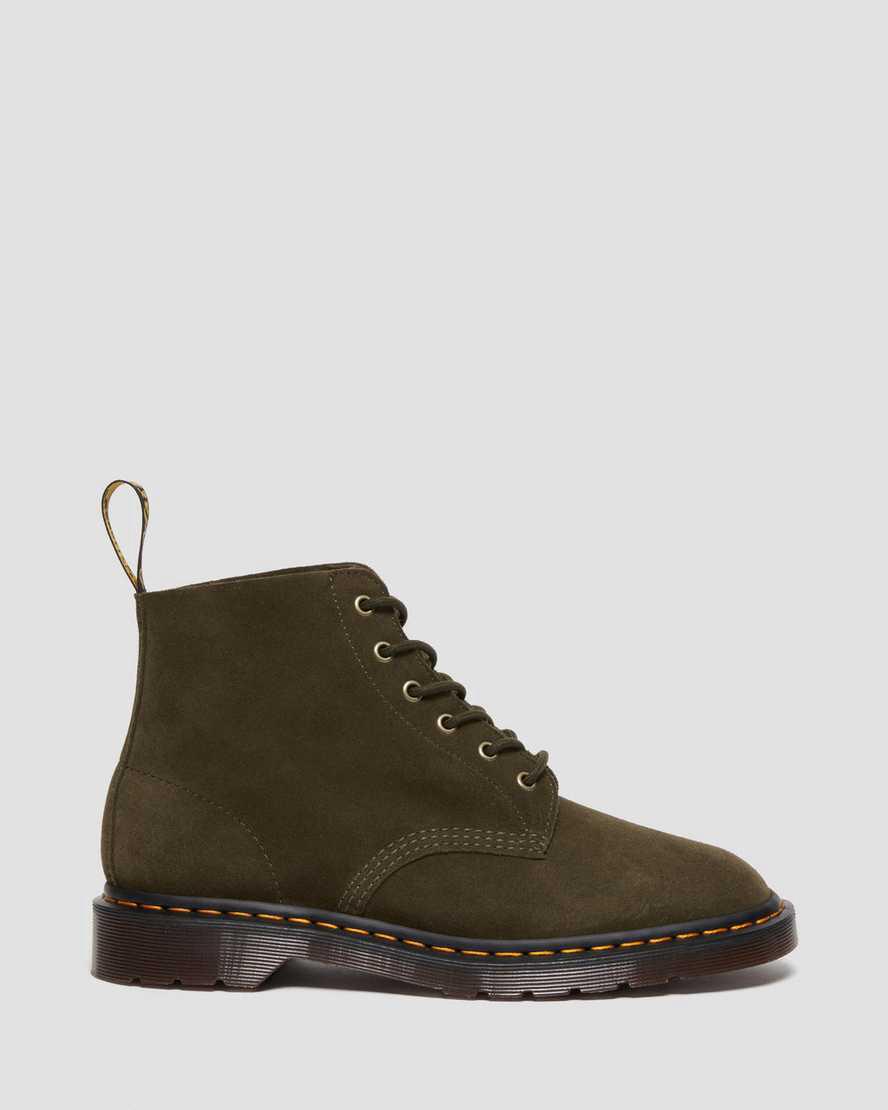 Dr Martens 101 Suede Naisten Nilkkurit Oliivinvihreä  Suomi |  1257TAOCV
