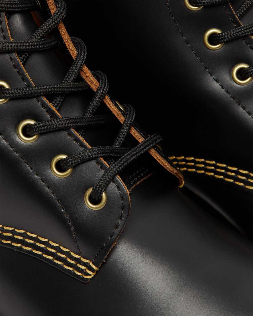Dr Martens 101 Vintage Smooth Leather Naisten Nilkkurit Mustat  Suomi |  9751XLAJQ