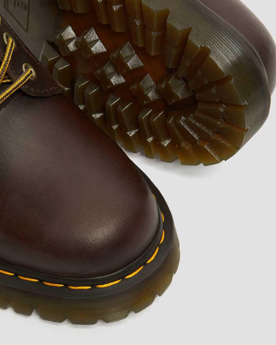 Dr Martens 1460 Bex Crazy Horse Leather Miesten Nauhasaappaat Tummanruskea  Suomi |  2754HVMLN