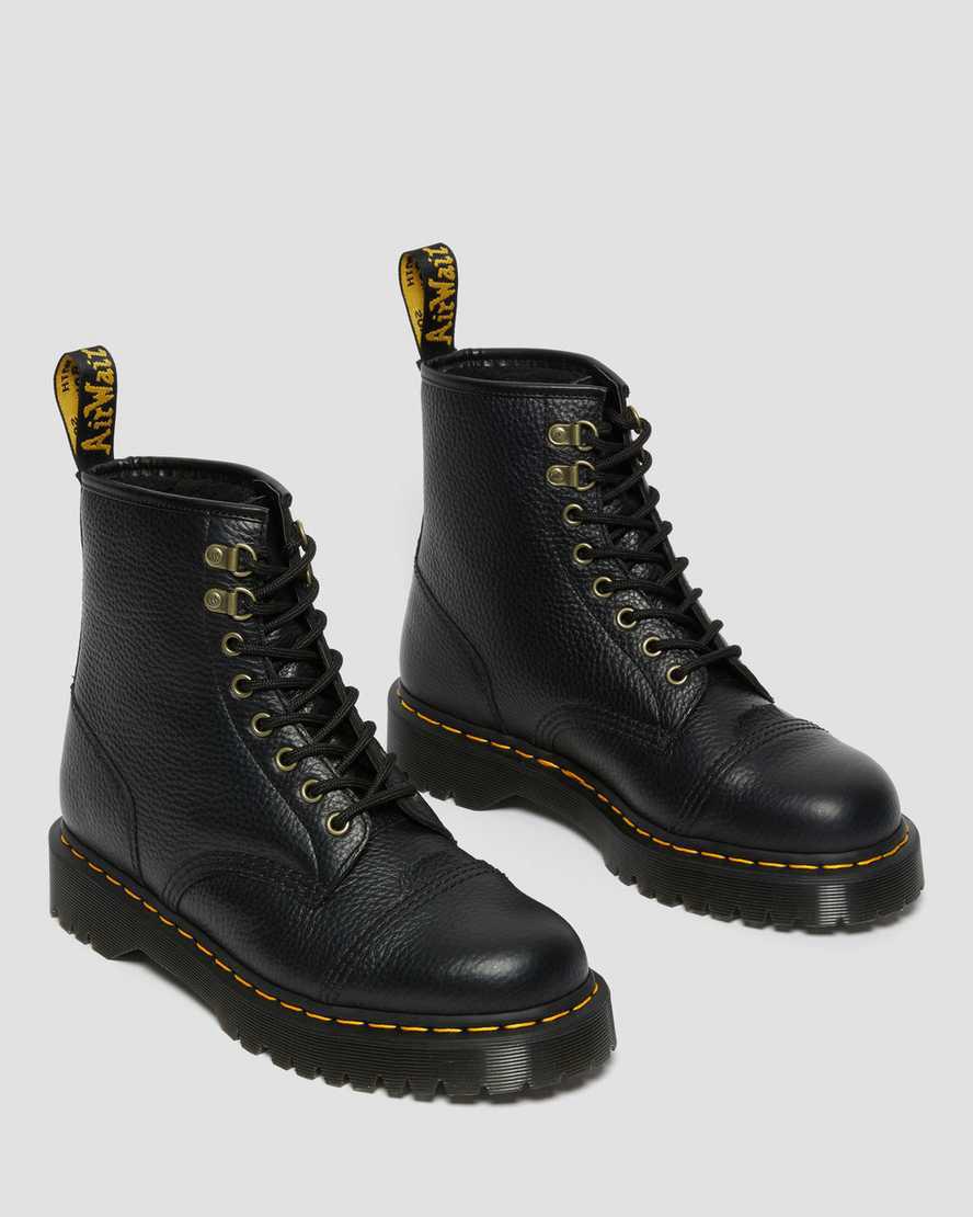 Dr Martens 1460 Bex Faux Fur-Lined Leather Miesten Nauhasaappaat Mustat  Suomi |  0273RFBXU