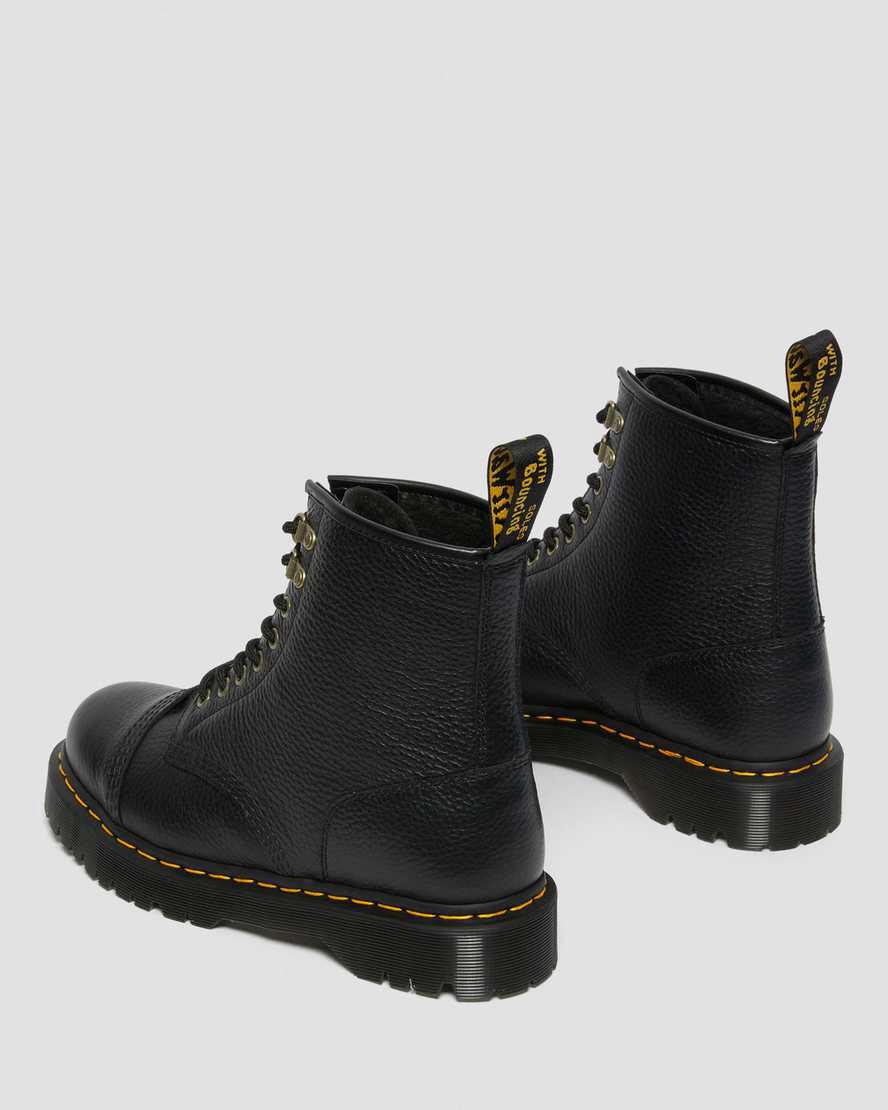 Dr Martens 1460 Bex Faux Fur-Lined Leather Miesten Nauhasaappaat Mustat  Suomi |  0273RFBXU