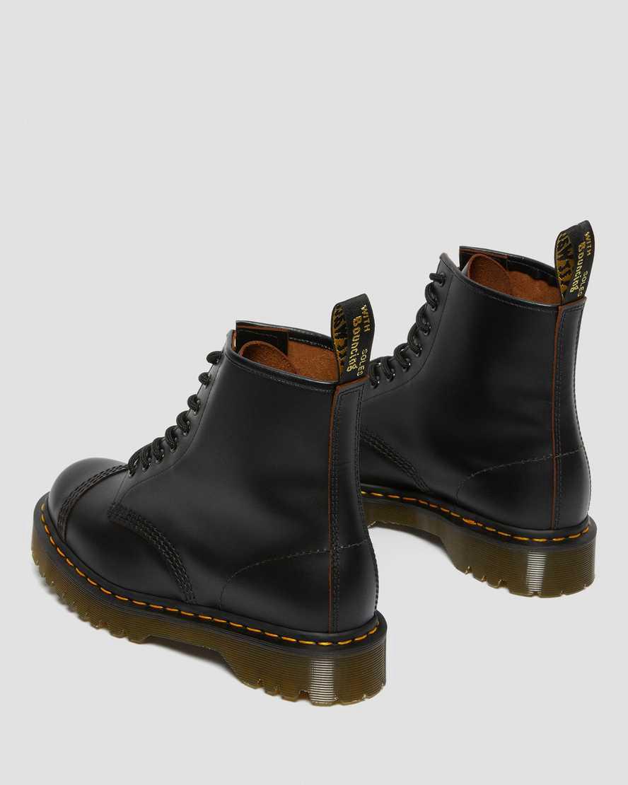 Dr Martens 1460 Bex Made in England Toe Cap Miesten Nauhasaappaat Mustat  Suomi |  6298BUKEJ