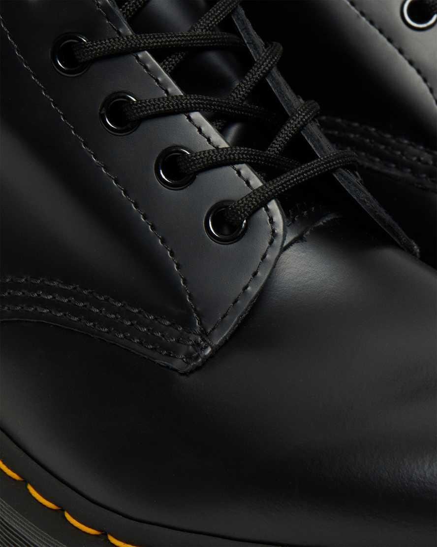 Dr Martens 1460 Bex Smooth Leather Platform Naisten Nilkkurit Mustat  Suomi |  4879NEKSJ