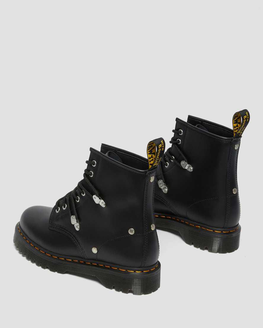 Dr Martens 1460 Bex Stud Leather Lace Up Miesten Nilkkurit Mustat  Suomi |  1862DZPOY