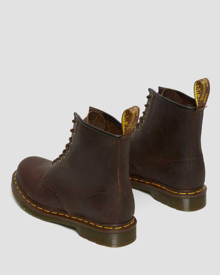 Dr Martens 1460 Crazy Horse Leather Lace Up Miesten Nilkkurit Ruskea  Suomi |  5308KXYPI