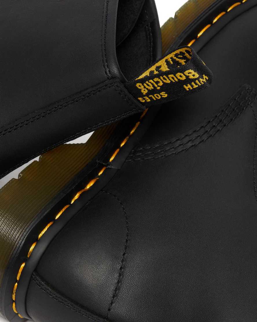 Dr Martens 1460 Greasy Leather Lace Up Naisten Nilkkurit Mustat  Suomi |  0417ISNEQ