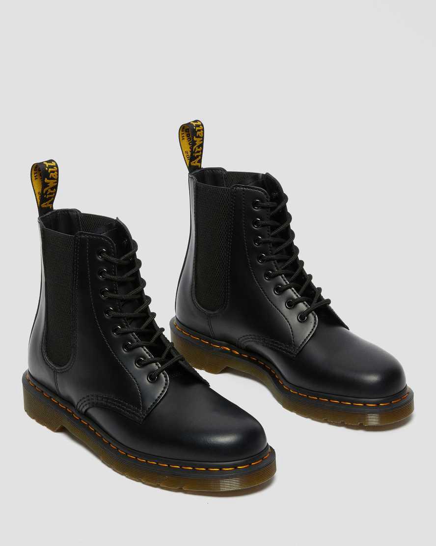Dr Martens 1460 Harper Smooth Leather Miesten Nauhasaappaat Mustat  Suomi |  1087CWFMP