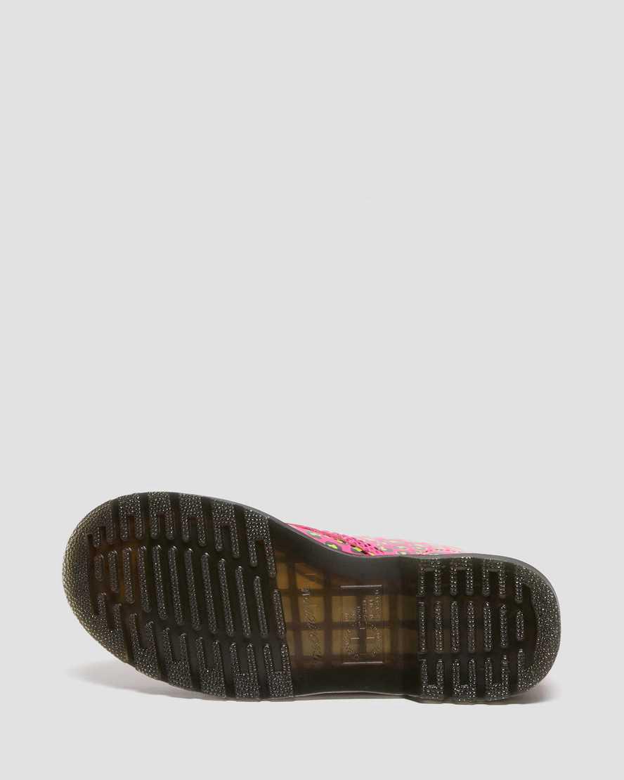 Dr Martens 1460 Leopard Smooth Leather Naisten Nauhasaappaat Pinkki  Suomi |  1790EUQTL