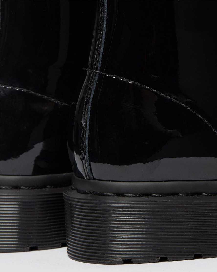 Dr Martens 1460 Mono Patent Leather Lace Up Naisten Nilkkurit Mustat  Suomi |  6982RKSWC
