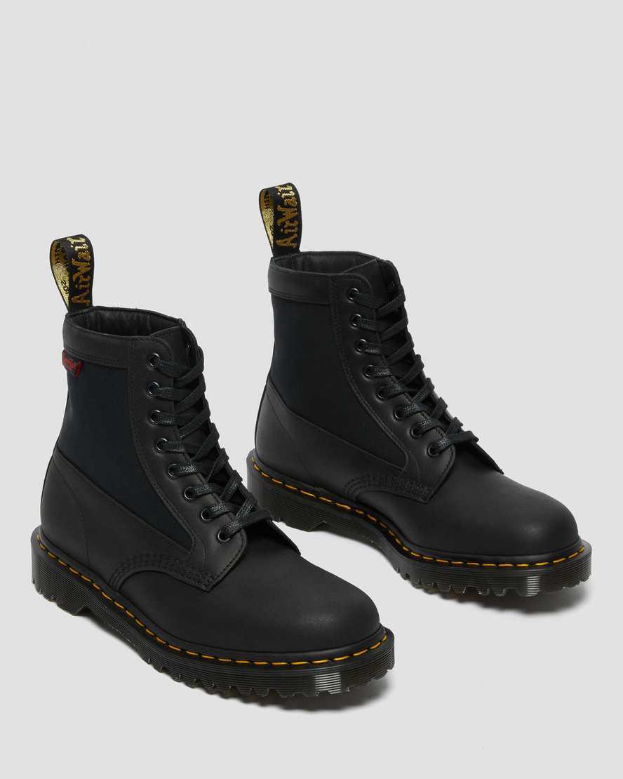 Dr Martens 1460 Panel Made in England Leather Lace Up Miesten Nilkkurit Mustat  Suomi |  6514WTQYB