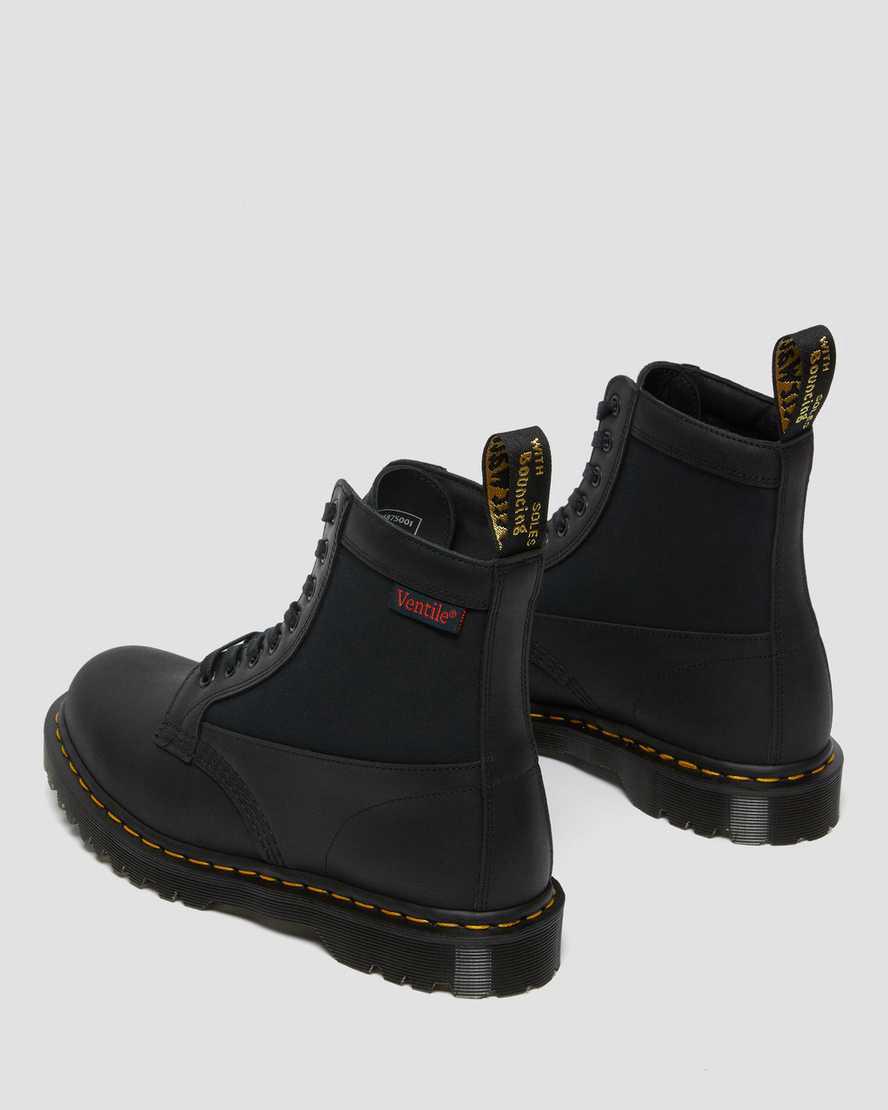 Dr Martens 1460 Panel Made in England Leather Lace Up Miesten Nilkkurit Mustat  Suomi |  6514WTQYB