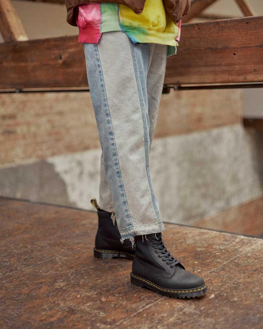Dr Martens 1460 Panel Made in England Leather Lace Up Naisten Nilkkurit Mustat  Suomi |  8927YXOIR