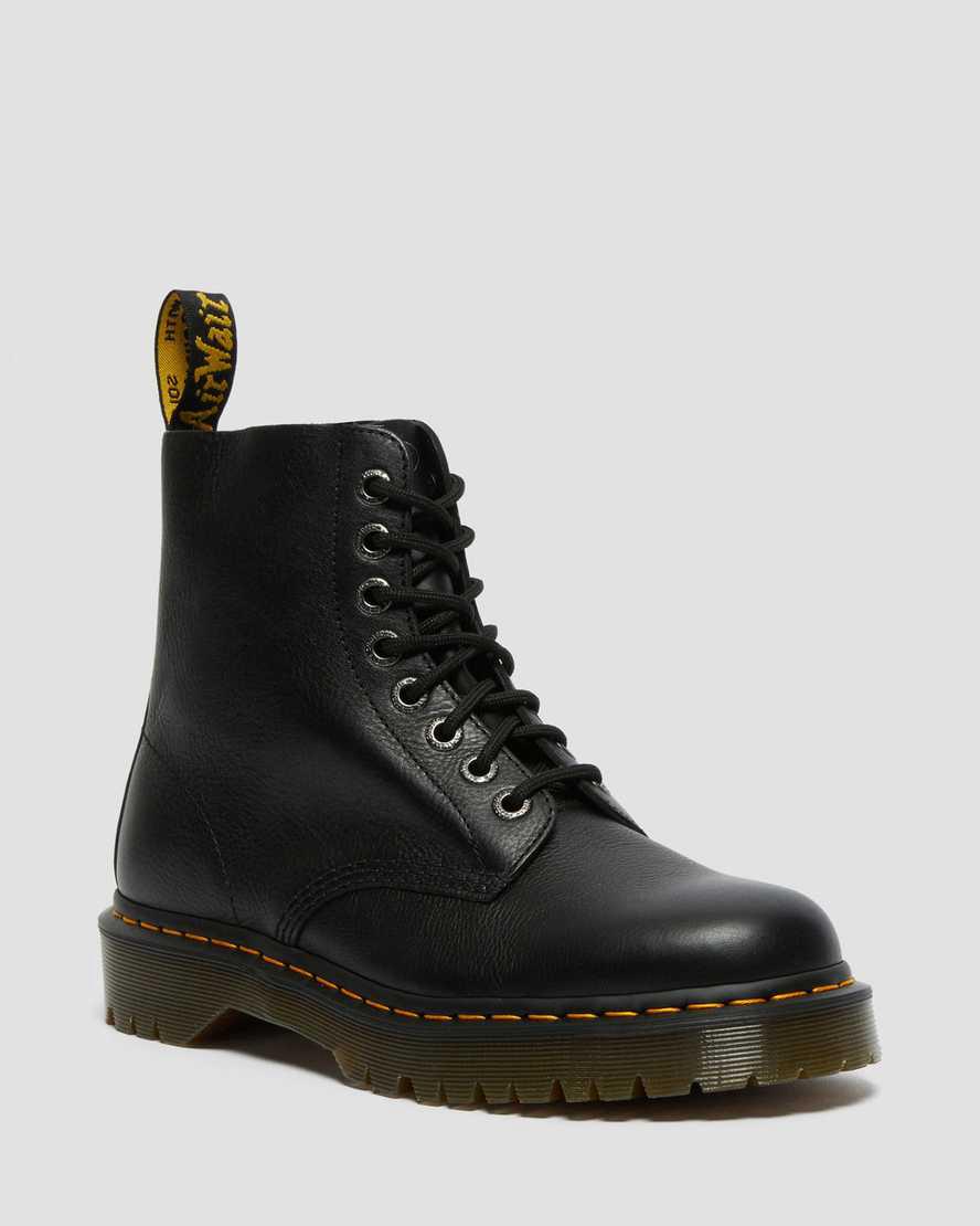 Dr Martens 1460 Pascal Bex Pisa Leather Naisten Nauhasaappaat Mustat  Suomi |  9564HIBNX