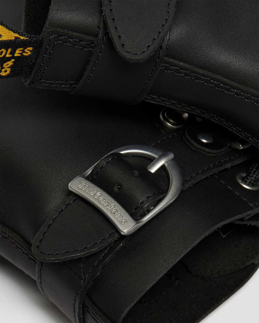Dr Martens 1460 Pascal Chain Leather Lace Up Naisten Nilkkurit Mustat  Suomi |  3659UIWRZ
