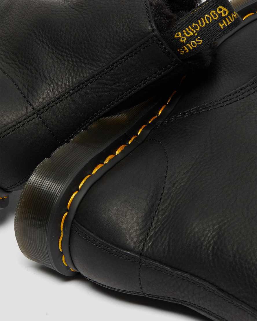 Dr Martens 1460 Pascal Faux Fur Lined Miesten Nauhasaappaat Mustat  Suomi |  0487DIROA