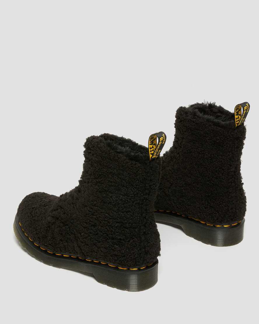 Dr Martens 1460 Pascal Faux Shearling Naisten Nilkkurit Mustat  Suomi |  1043GHUBR
