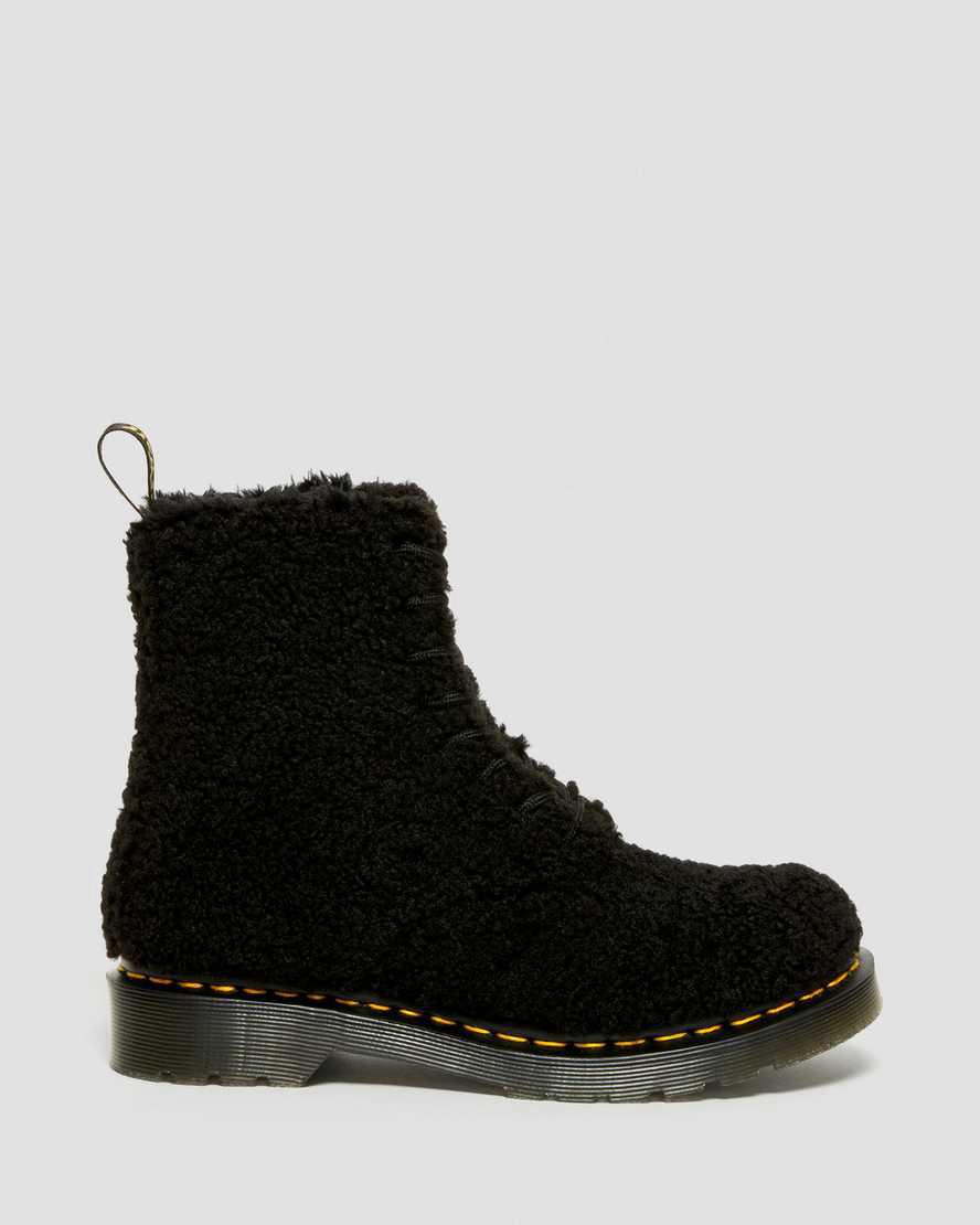 Dr Martens 1460 Pascal Faux Shearling Naisten Nilkkurit Mustat  Suomi |  1043GHUBR