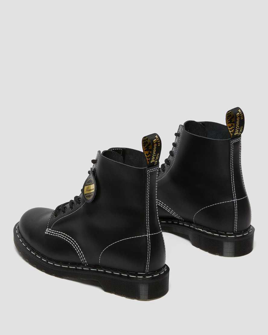 Dr Martens 1460 Pascal Made in England Cavalier Leather Miesten Nauhasaappaat Mustat  Suomi |  4196QAVUO