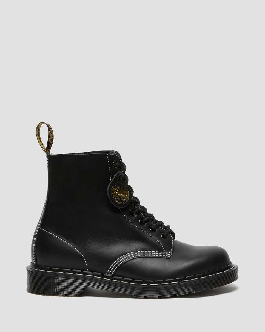Dr Martens 1460 Pascal Made in England Cavalier Leather Miesten Nauhasaappaat Mustat  Suomi |  4196QAVUO
