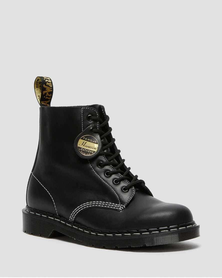 Dr Martens 1460 Pascal Made in England Cavalier Leather Miesten Nauhasaappaat Mustat  Suomi |  4196QAVUO