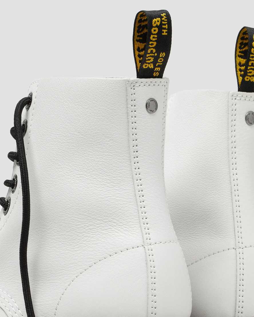 Dr Martens 1460 Pascal Max Leather Platform Naisten Nilkkurit Valkoinen  Suomi |  6457GVBRK