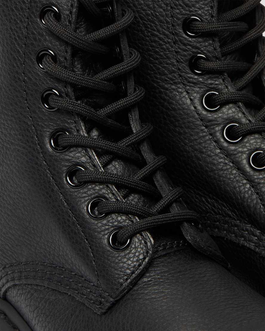 Dr Martens 1460 Pascal Mono Lace Up Naisten Nilkkurit Mustat  Suomi |  8647HFPWU