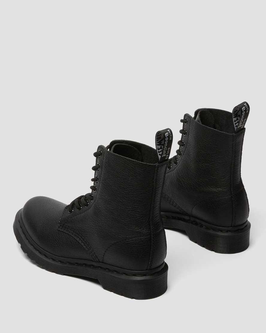 Dr Martens 1460 Pascal Mono Lace Up Naisten Nilkkurit Mustat  Suomi |  8647HFPWU