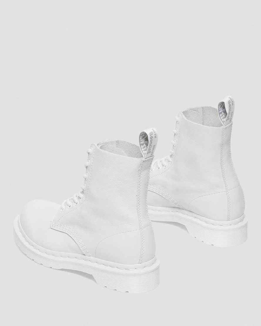 Dr Martens 1460 Pascal Mono Naisten Nauhasaappaat Valkoinen  Suomi |  2348ZMLQX