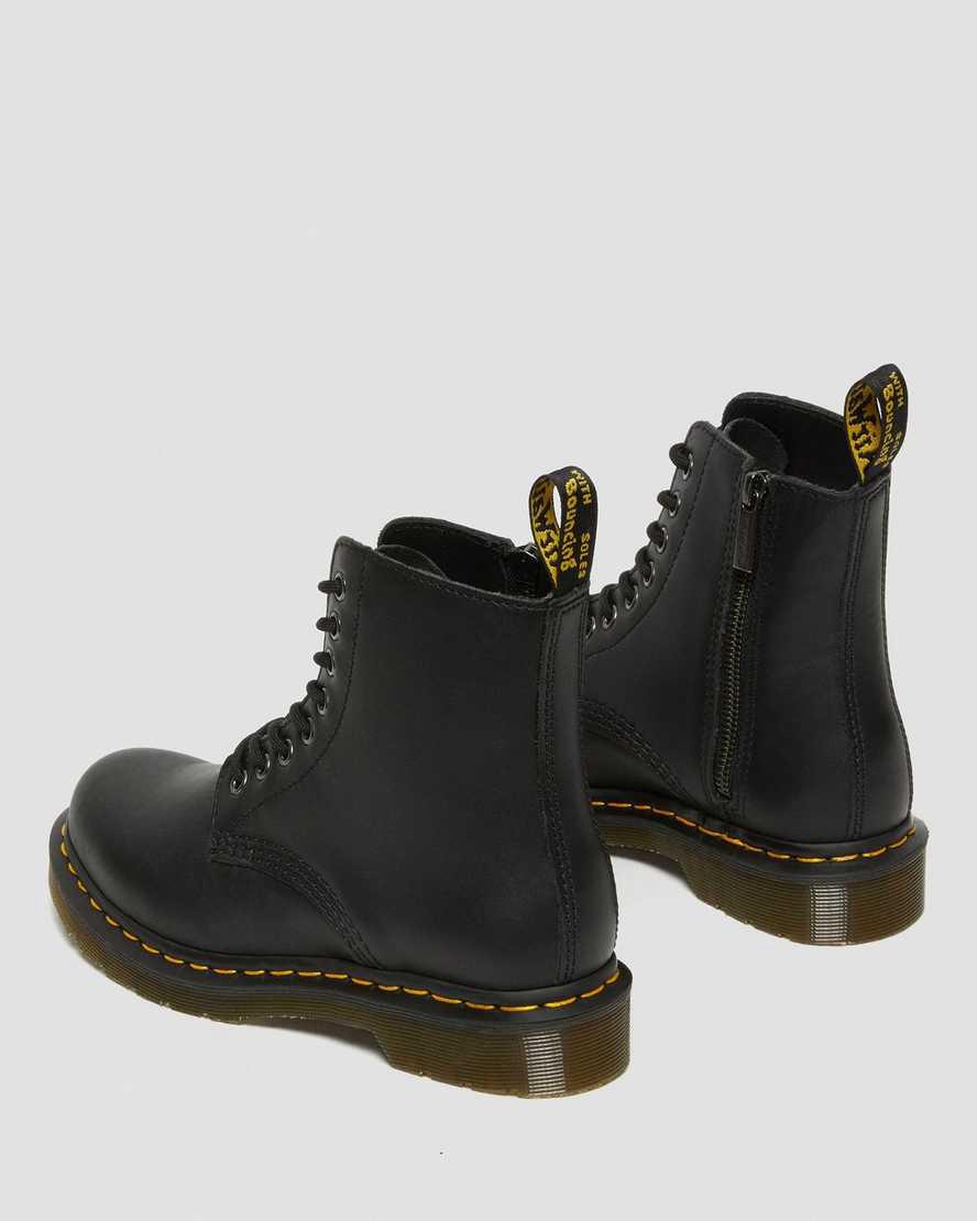 Dr Martens 1460 Pascal Nappa Zipper Naisten Nauhasaappaat Mustat  Suomi |  4096BYAPW