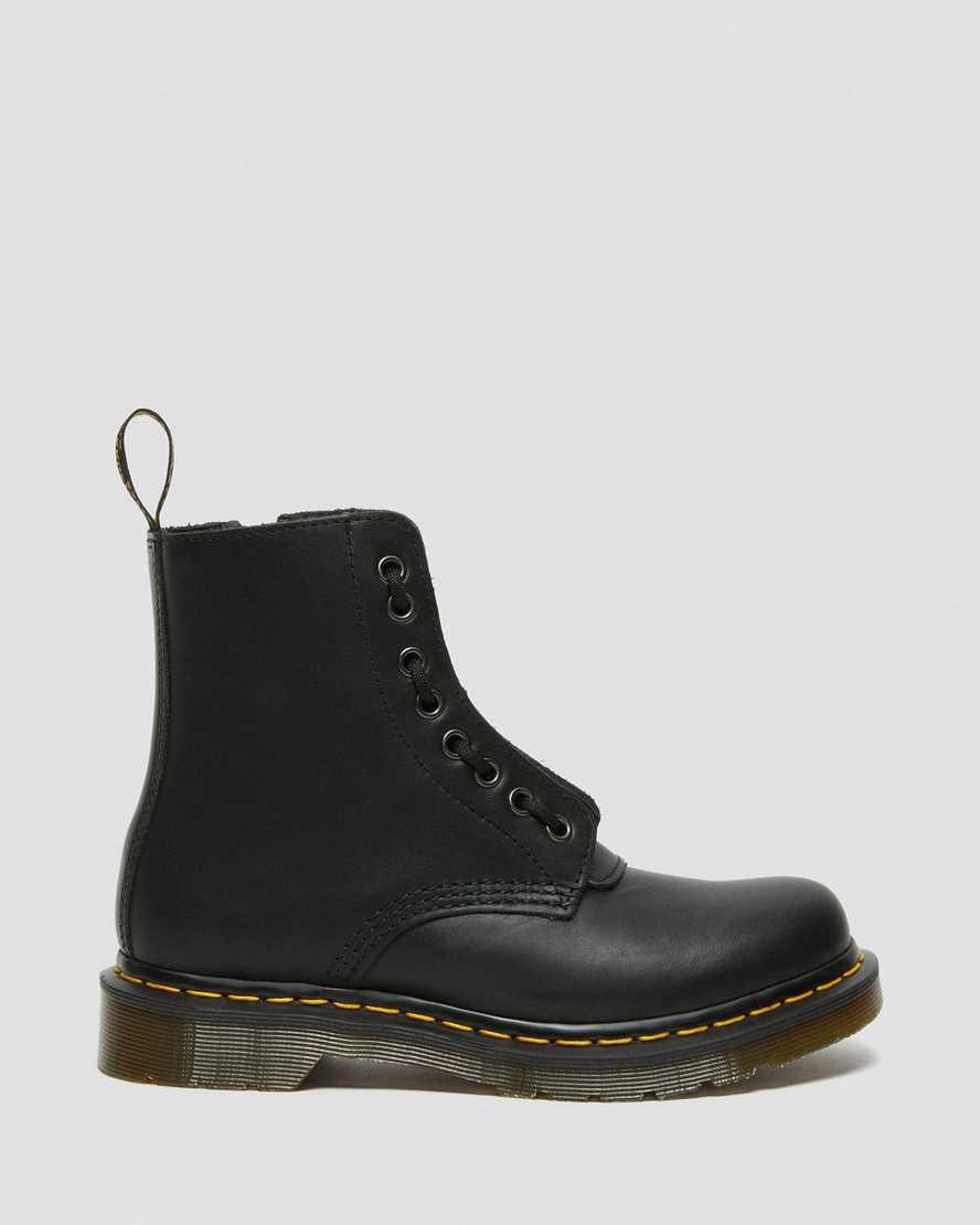 Dr Martens 1460 Pascal Nappa Zipper Naisten Nauhasaappaat Mustat  Suomi |  4096BYAPW