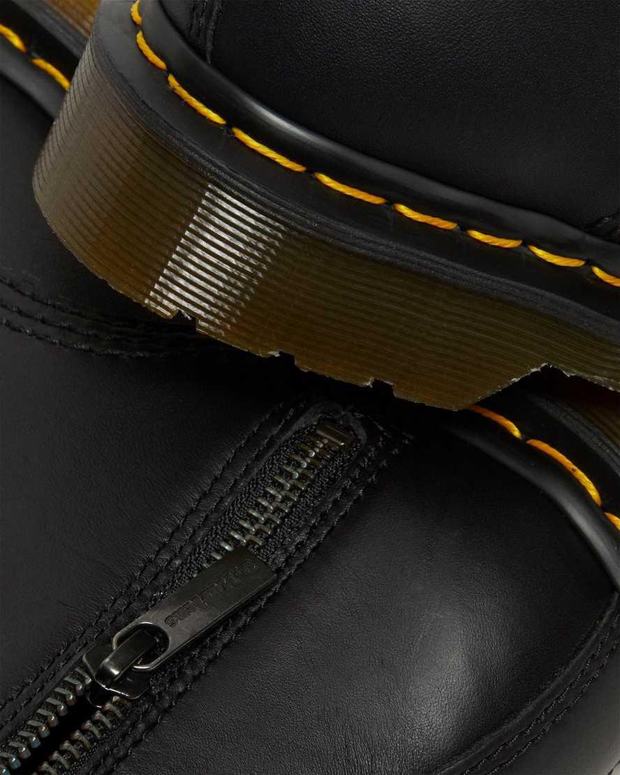 Dr Martens 1460 Pascal Nappa Zipper Naisten Nauhasaappaat Mustat  Suomi |  4096BYAPW