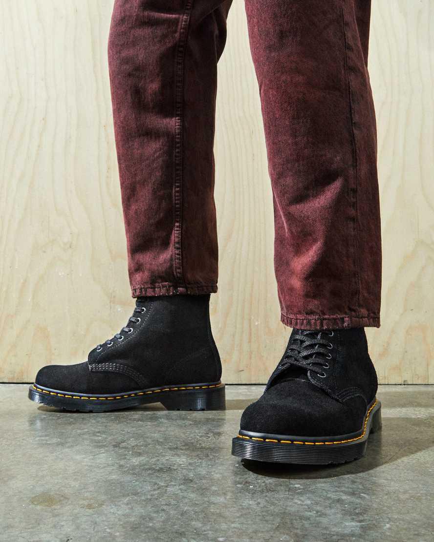 Dr Martens 1460 Pascal Suede Lace Up  Naisten Nilkkurit Mustat  Suomi |  3409AYIOE