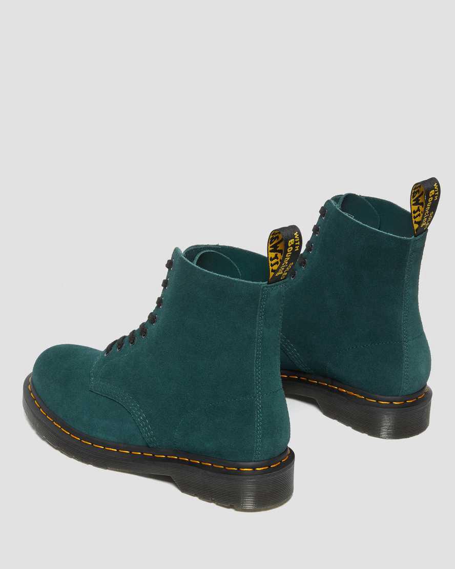 Dr Martens 1460 Pascal Suede Lace Up  Naisten Nilkkurit Vihreä  Suomi |  6041SIBDU
