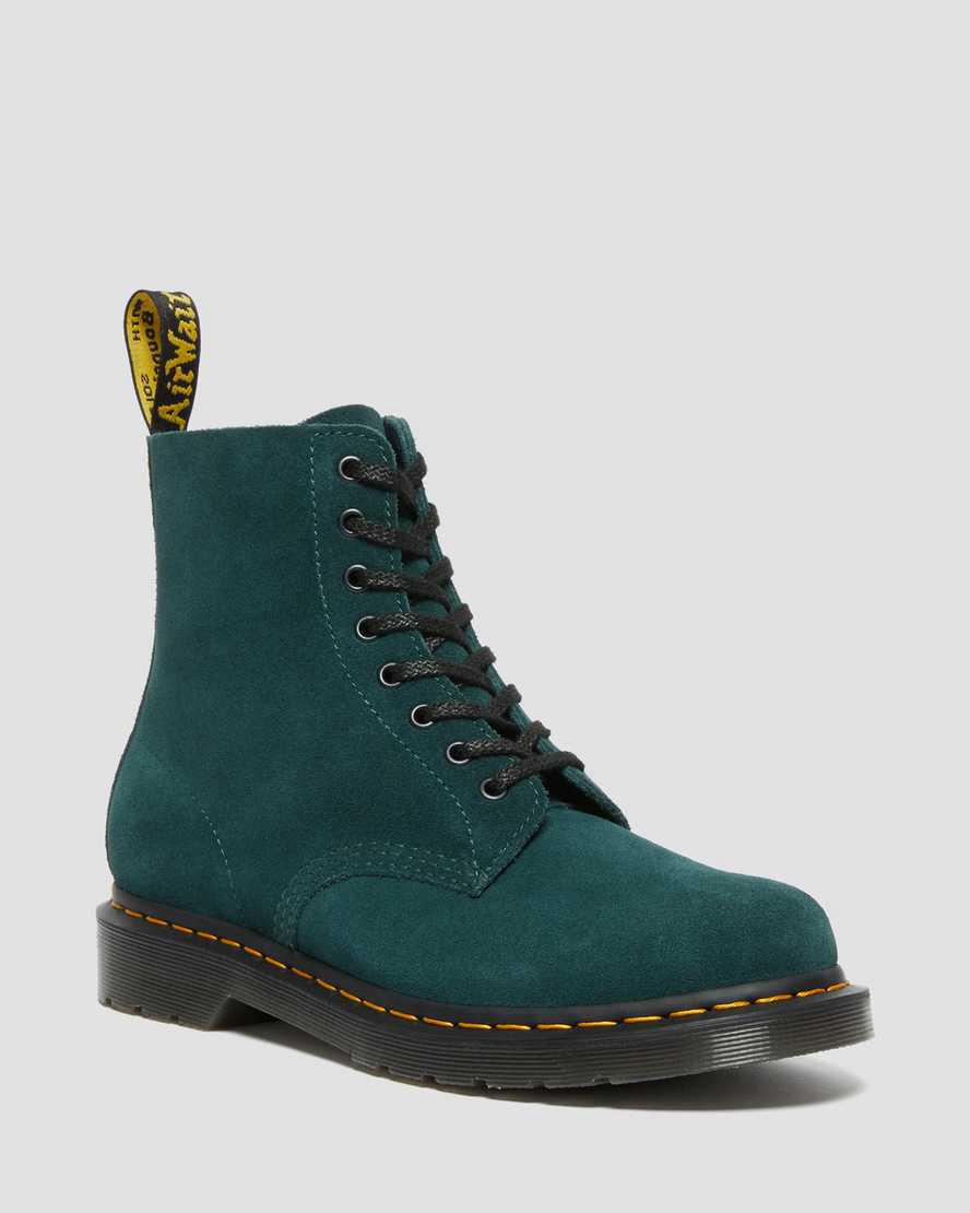 Dr Martens 1460 Pascal Suede Lace Up  Naisten Nilkkurit Vihreä  Suomi |  6041SIBDU