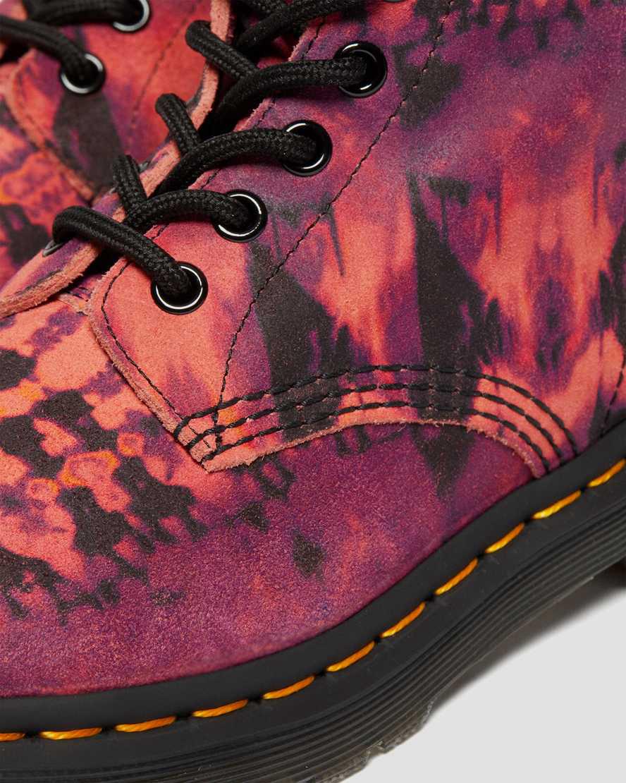 Dr Martens 1460 Pascal Tie Dye Leather Lace Up Naisten Nilkkurit Violetit  Suomi |  3824KUCWO